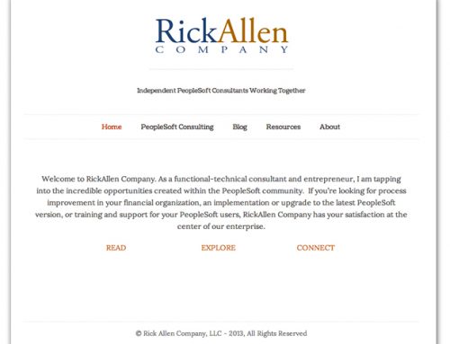 RickAllenCo Website/Blog